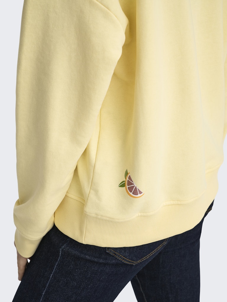 Onlkita L/s Sweat Box Ub Cs Swt - Licht Geel