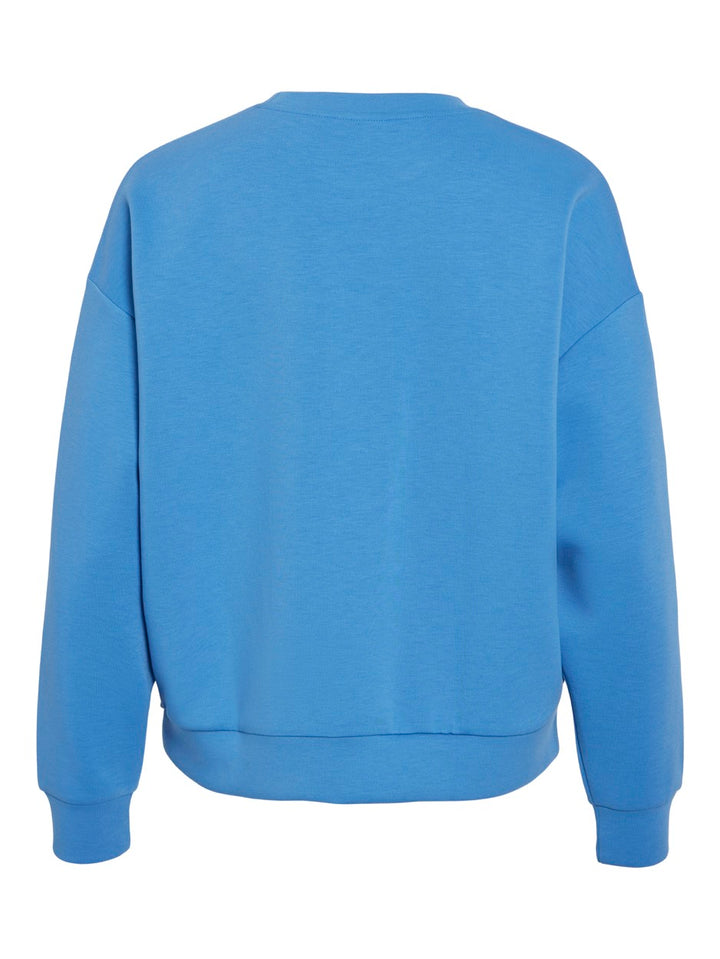 Vireflect New Emb L/s Sweat Top - Lichtblauw