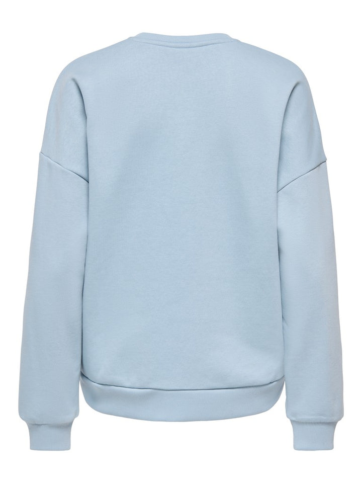Onlzalenta Boxy L/s Box Cs Swt - Lichtblauw
