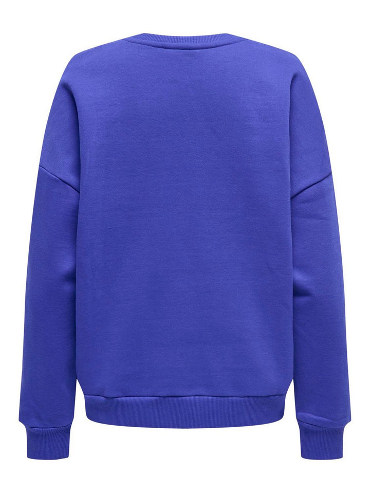 Onlzenja L/s O-neck Print Box Cs Sw - Kobalt