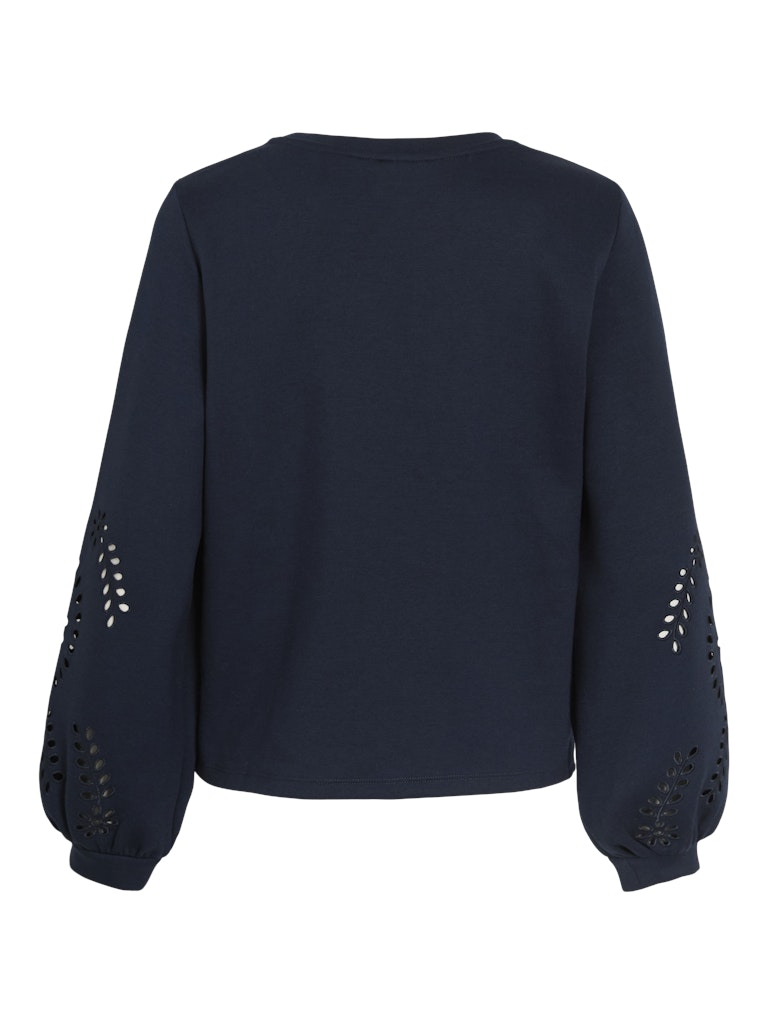 Visandy L/s Detail Sweat Top - Noos - Navy