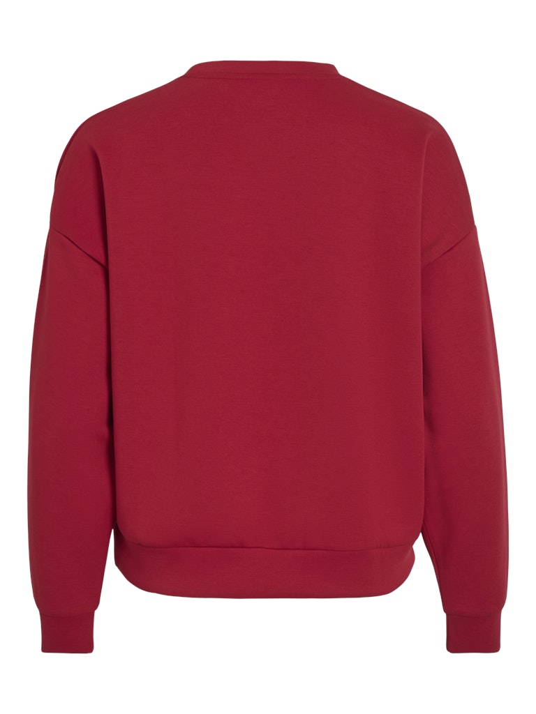 Vireflect Be You O-neck L/s Top - Rood