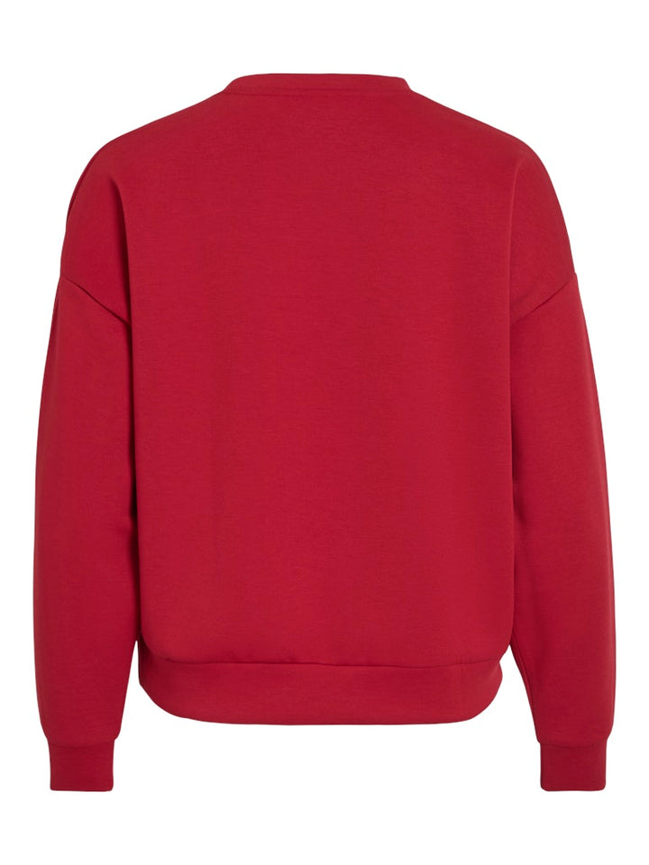 Vireflect Be You O-neck L/s Top - Rood