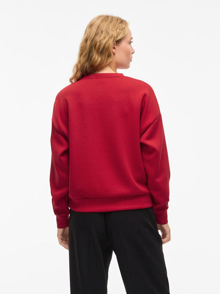 Vireflect Be You O-neck L/s Top - Rood