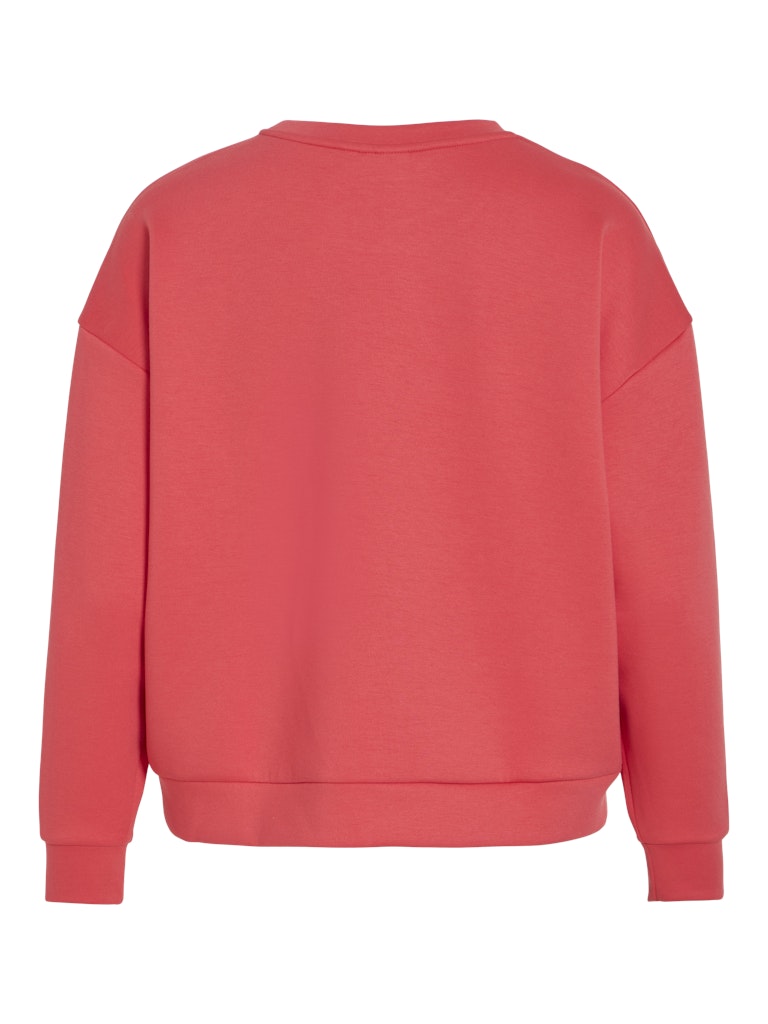 Visiffi Imagine O-neck L/s Top/pb - Koraal Rood