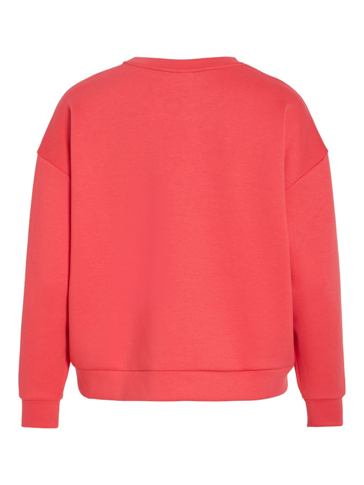 Visiffi Imagine O-neck L/s Top/pb - Koraal Rood