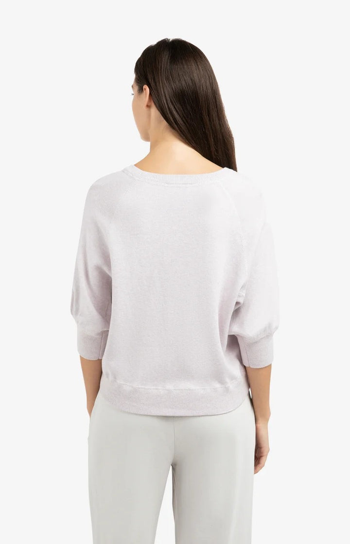 Sweater Met Geborduurd Artwork - Lila