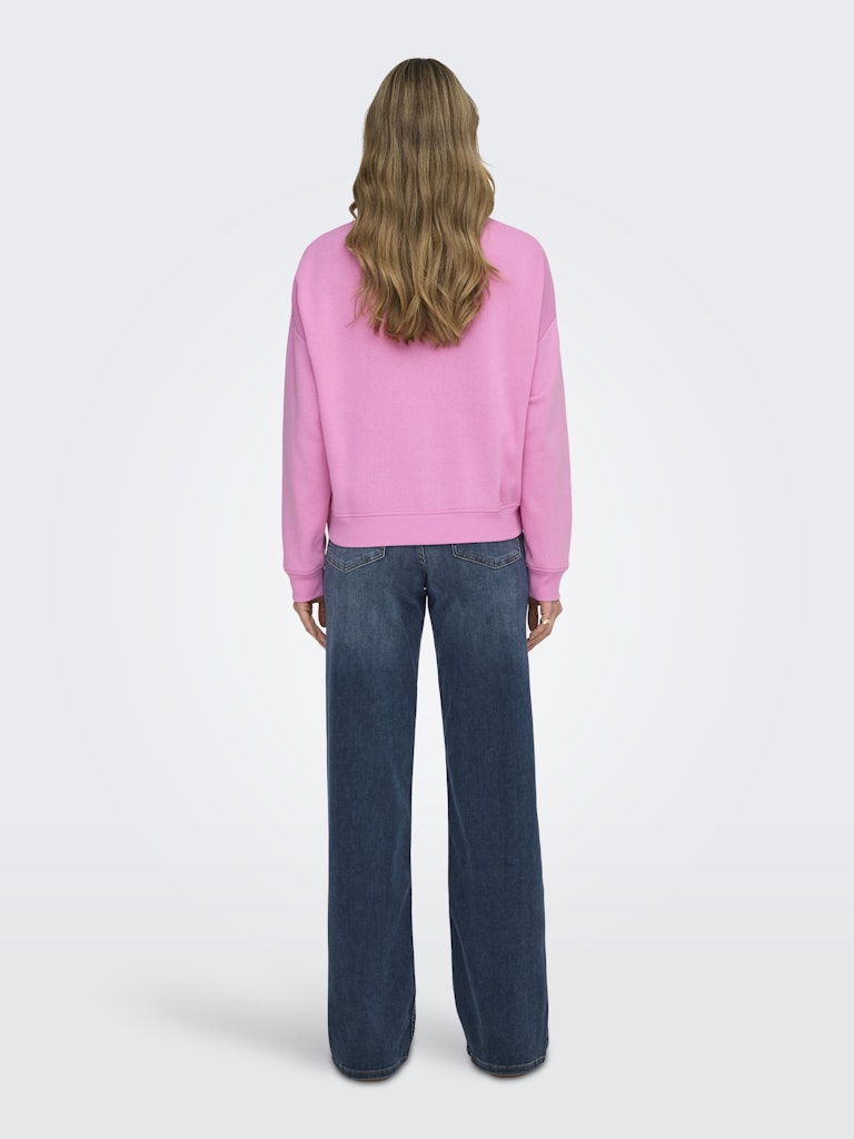 Onlsweat Life L/s Crew O.size State Noos - Roze