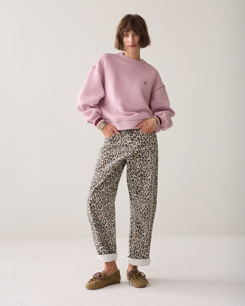 Soft Balloon Sweatshirt - Roze