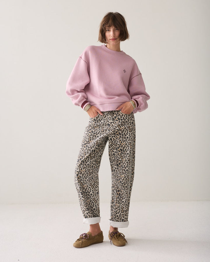 Soft Balloon Sweatshirt - Roze