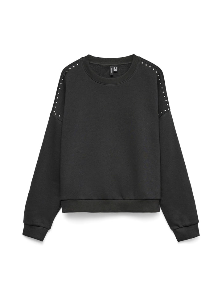 Vmlotte Trina Ls Sweat Box Ga Bf - Zwart