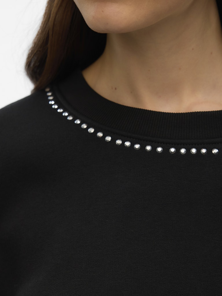 Vmlotte Trina Ls Sweat Box Ga Bf - Zwart