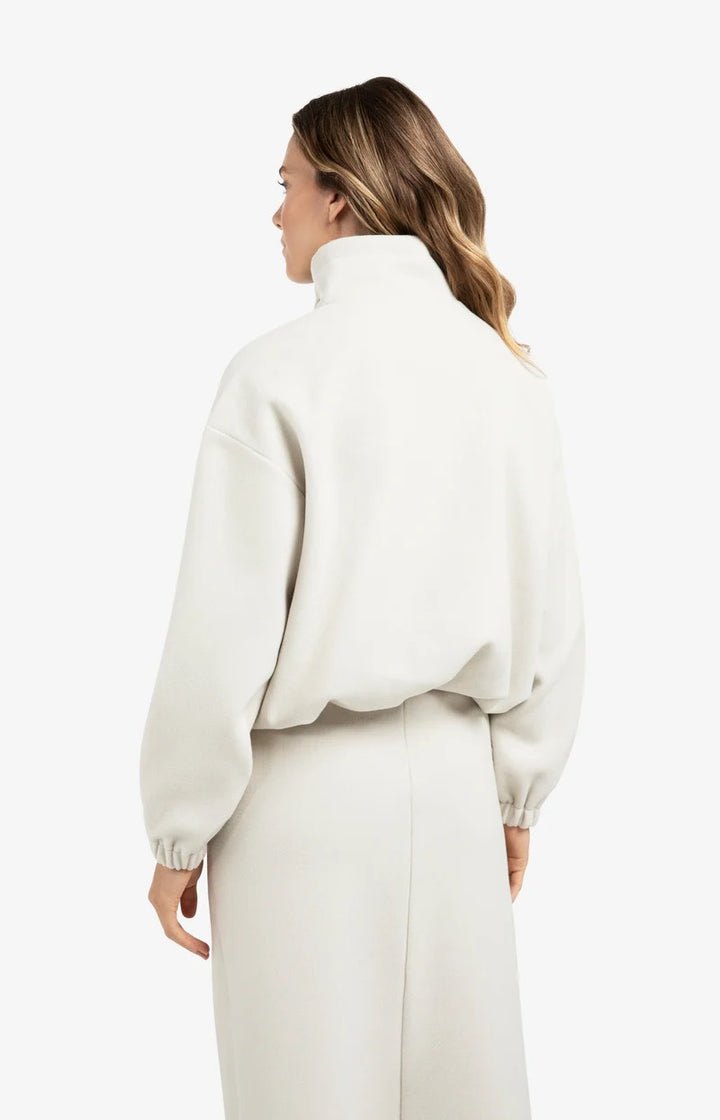 Balloon Sleeve Sweatshirt - Lichtgrijs