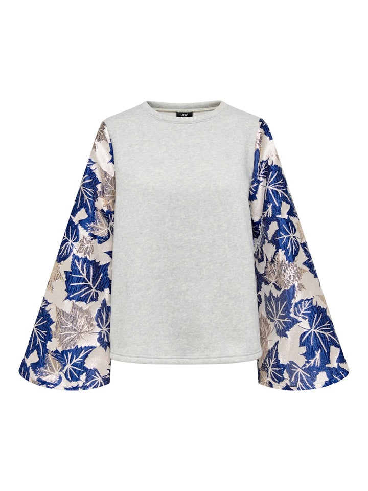 Jdyviolet Ls Jaquard Sleeves - Lichtgrijs