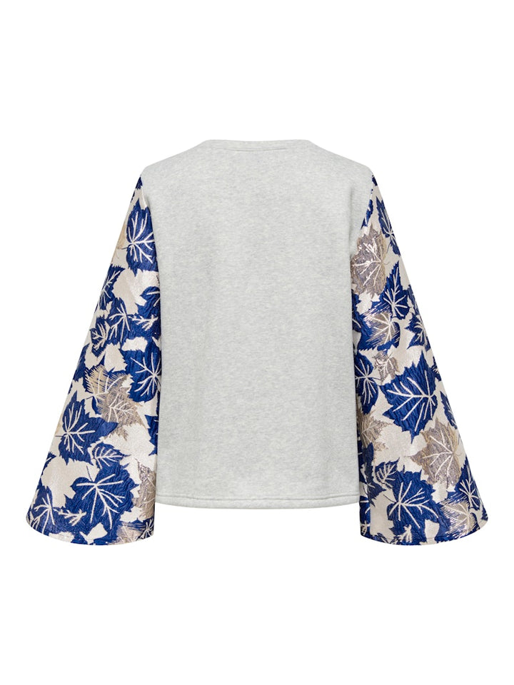 Jdyviolet Ls Jaquard Sleeves - Lichtgrijs