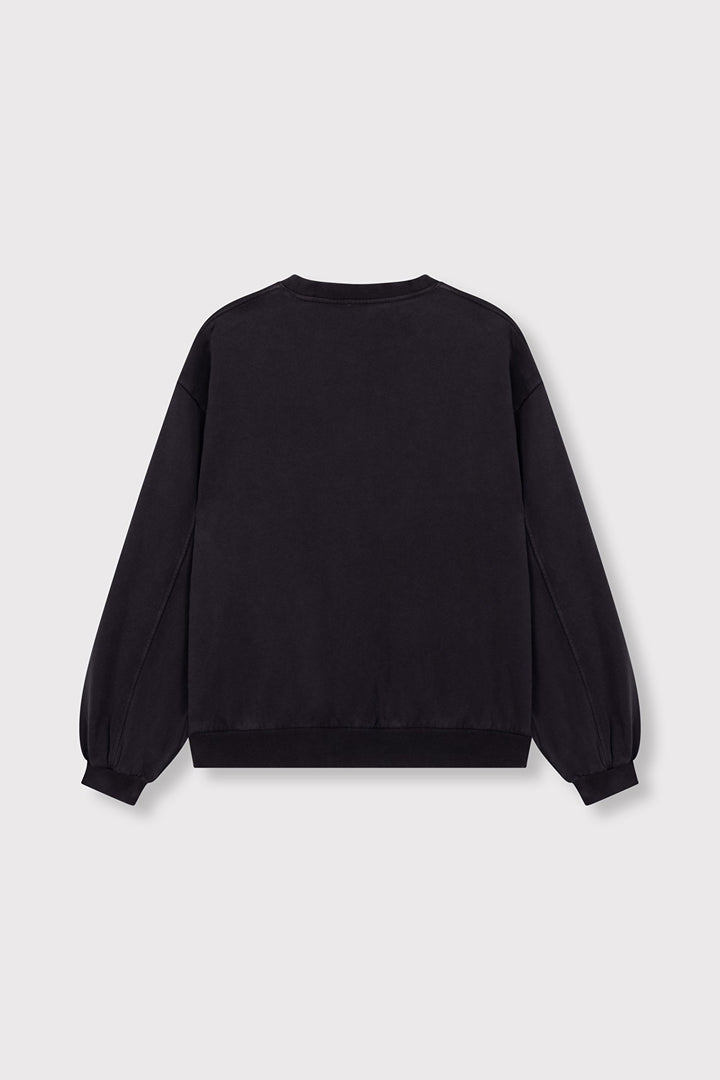 Knitted Eagle Sweater - Antraciet