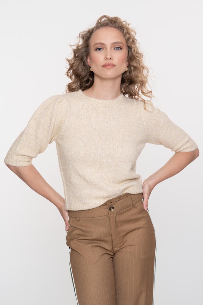 Pullover Lurex - Off-white