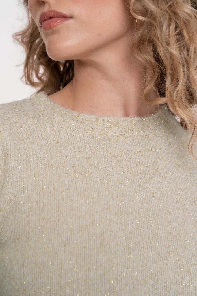 Pullover Lurex - Off-white