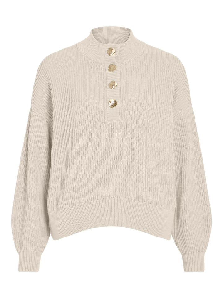 Viching Crew Neck L/s Knit Top - Noos - Off-white