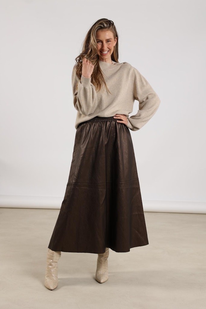 Daytona Pullover Lurex - Zand