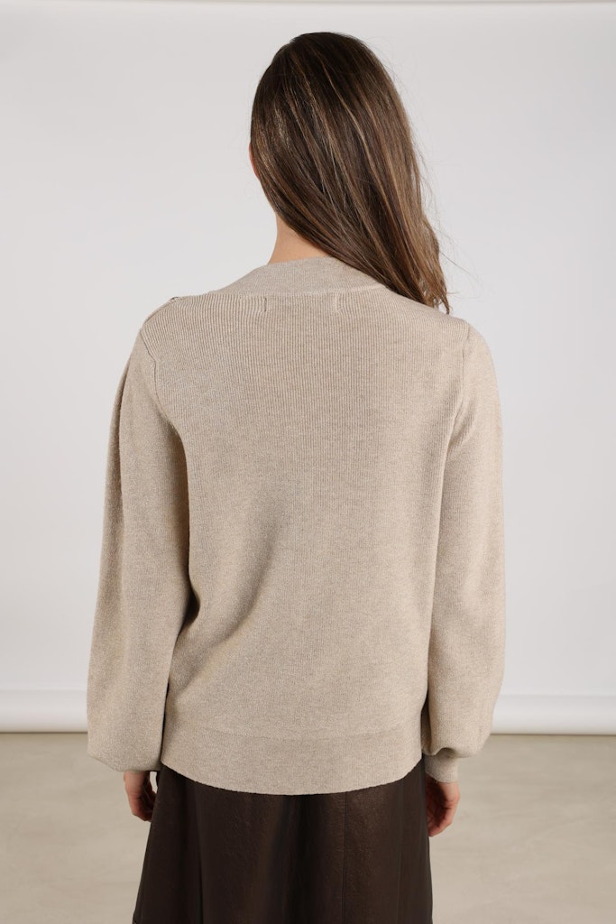 Daytona Pullover Lurex - Zand