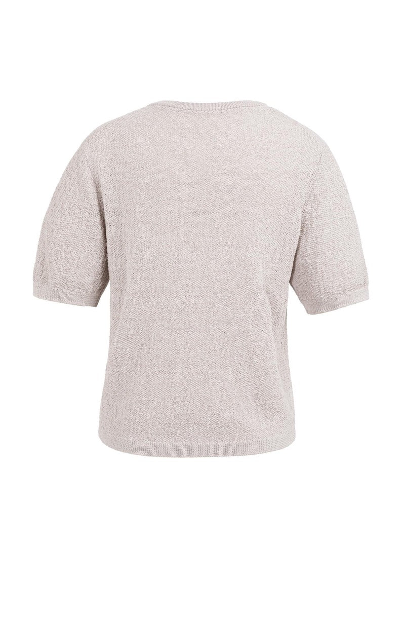 Gebreide Trui Met Structuur - Zand