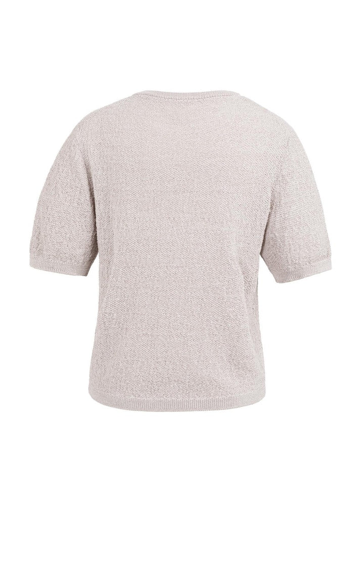 Gebreide Trui Met Structuur - Zand