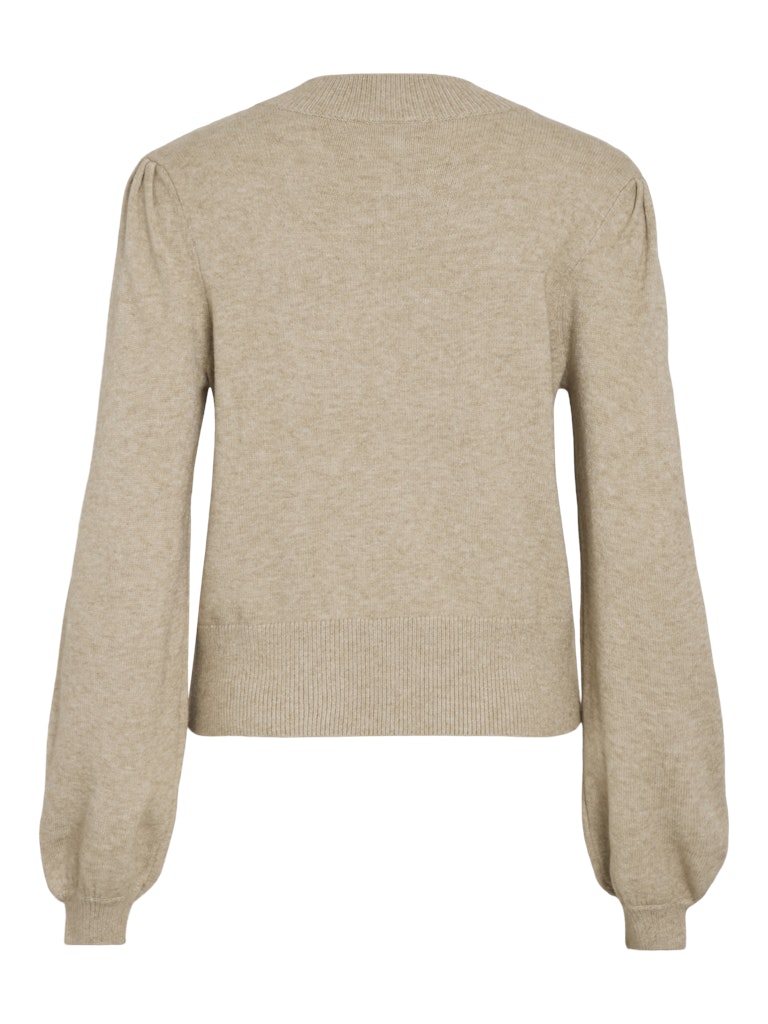 Viril Turtle-nk Balloon L/s Top - Noos - Zand