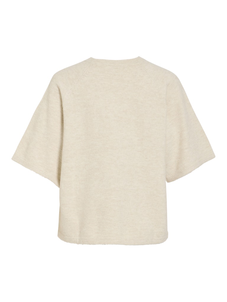 Viliga 2/4 O-neck Knit Top - Noos - Beige