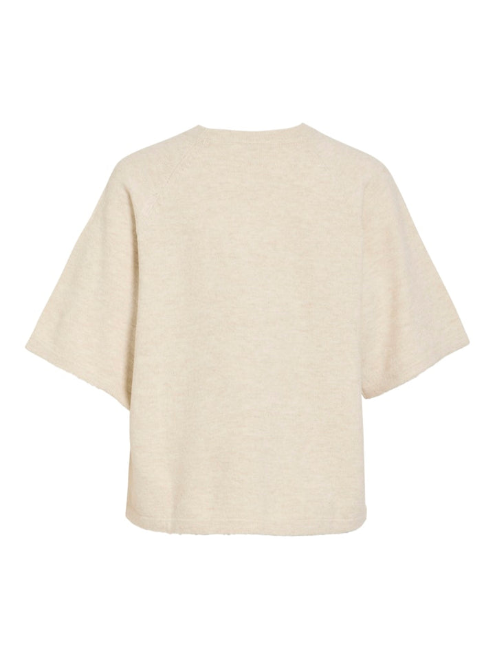 Viliga 2/4 O-neck Knit Top - Noos - Beige