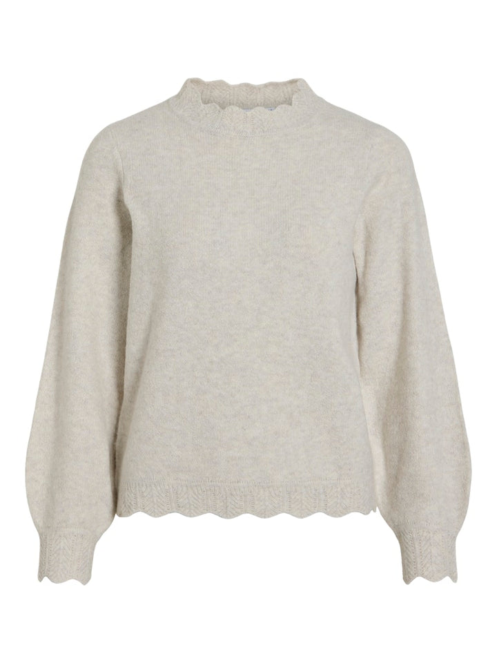 Vinikolina O-neck L/s Knit Top - Noos - Kit