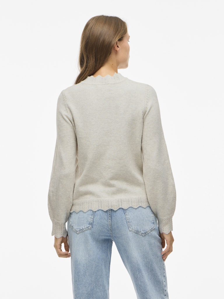 Vinikolina O-neck L/s Knit Top - Noos - Kit