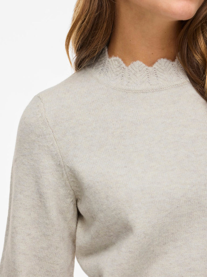 Vinikolina O-neck L/s Knit Top - Noos - Kit