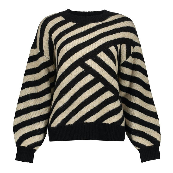 Pullover Stripes - Ecru Dessin