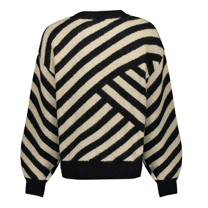 Pullover Stripes - Ecru Dessin