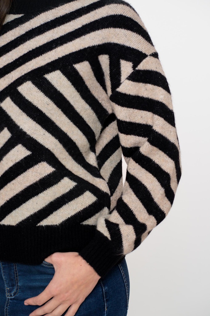 Pullover Stripes - Ecru Dessin
