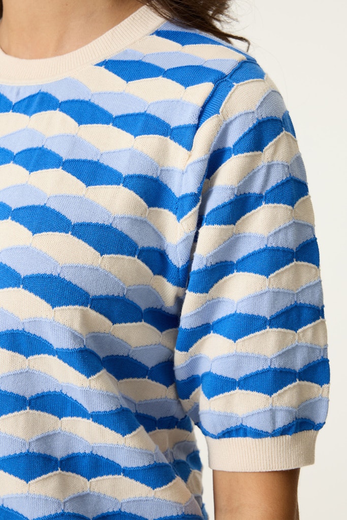 Trui S/s - Ecru Dessin