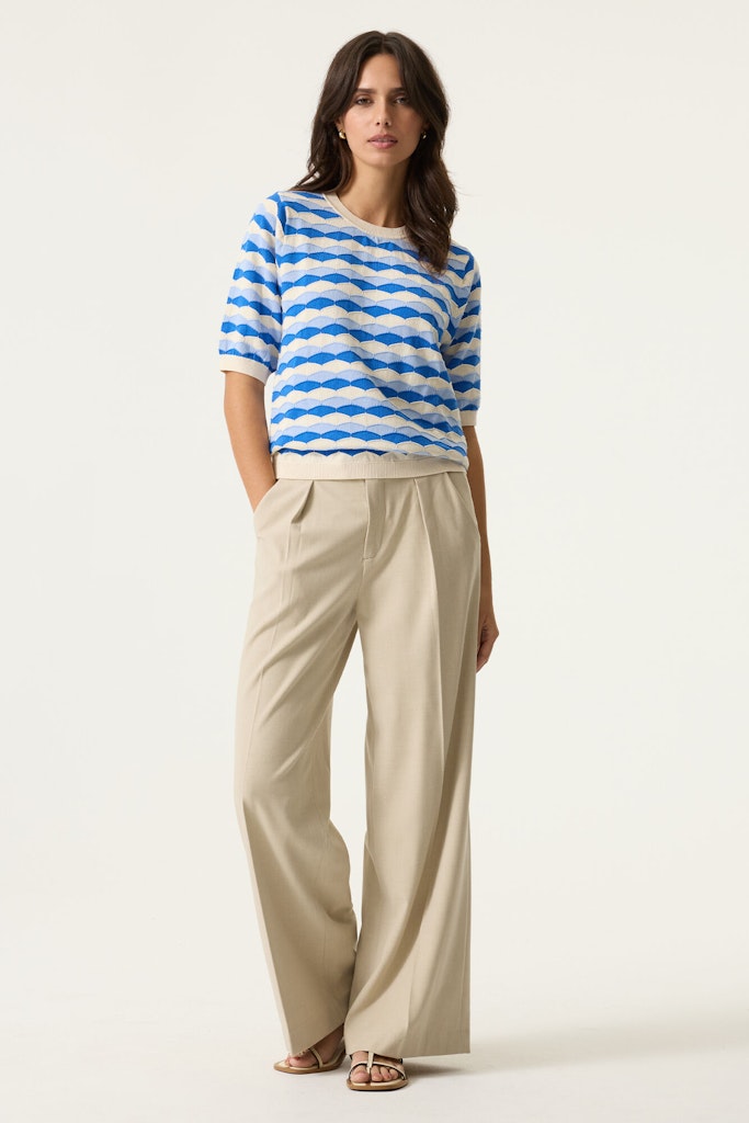 Trui S/s - Ecru Dessin