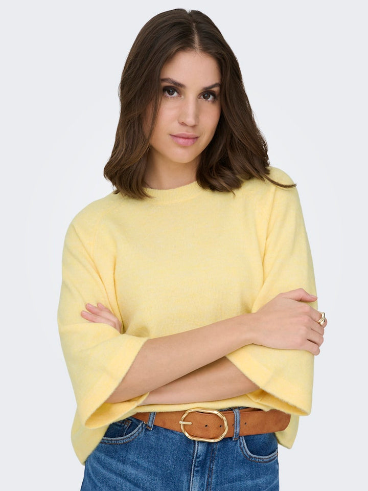 Onlsimoni 3/4 Pullover Knt Noos - Geel