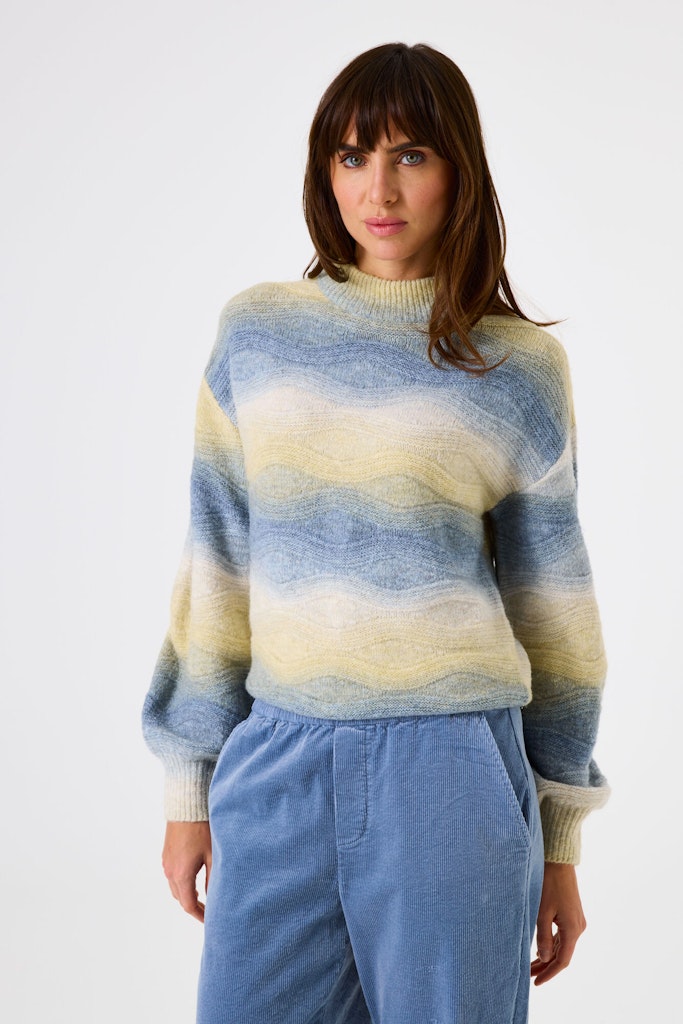 Trui Aop - Geel Dessin