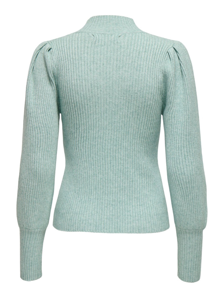 Onlkatia L/s Highneck Pullover Knt - Mint