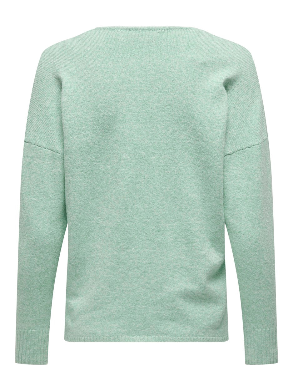 Onlrica Life L/s V-neck Pullo Knt N - Mint