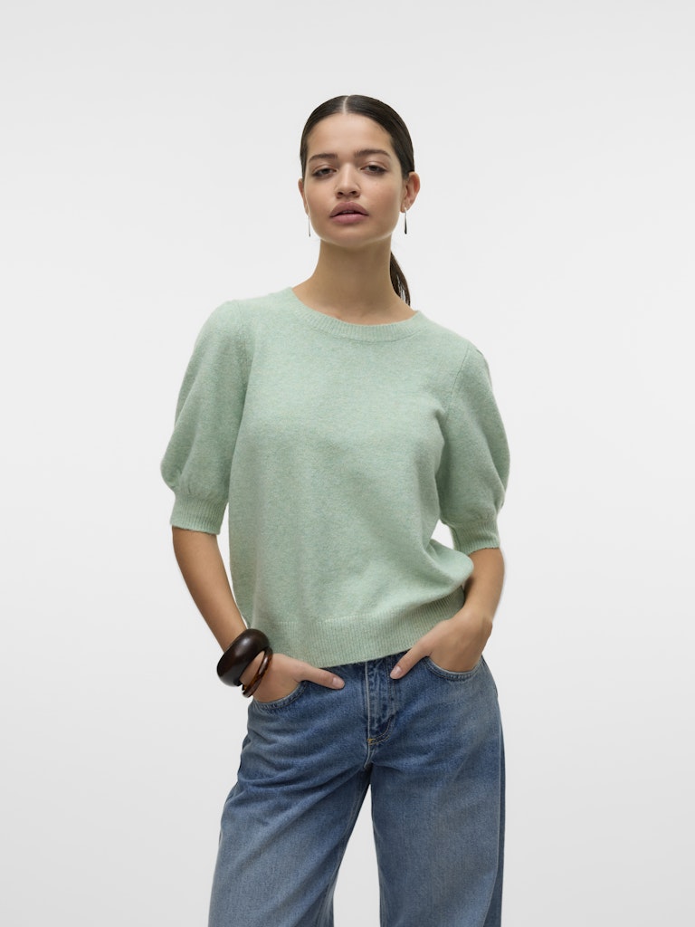Vmdoffy 2/4 O-neck Pullover Ga Noos - Mint