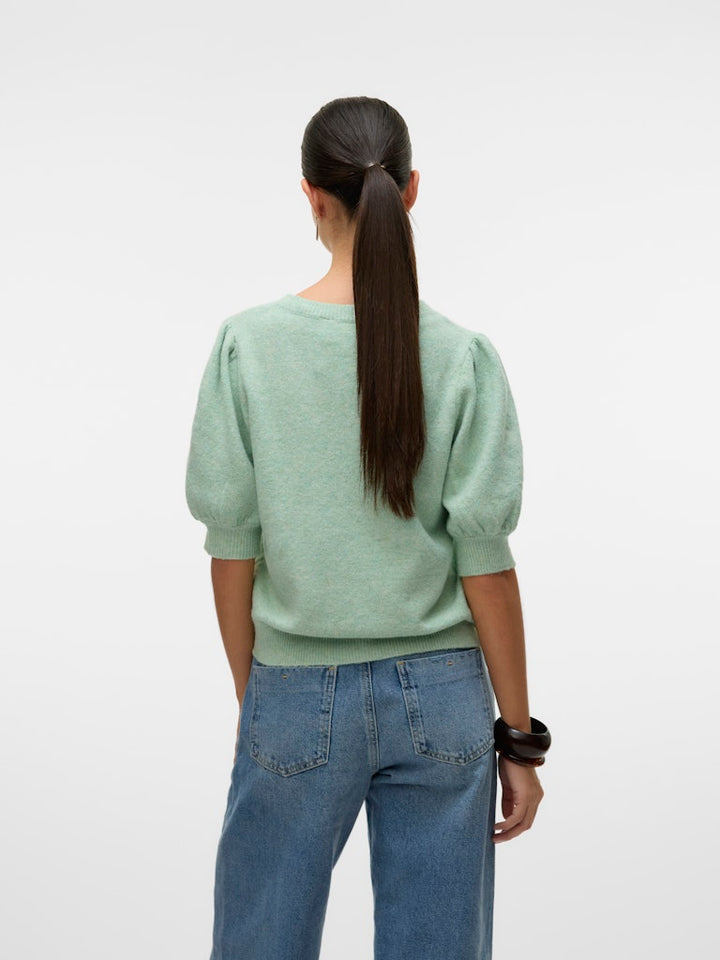 Vmdoffy 2/4 O-neck Pullover Ga Noos - Mint