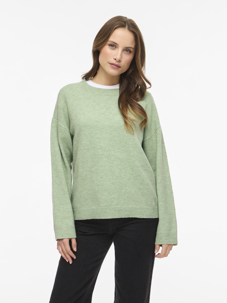 Viliga L/s O-neck Knit Top - Noos - Mint