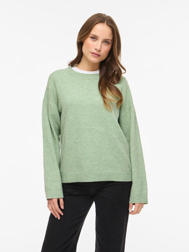 Viliga L/s O-neck Knit Top - Noos - Mint