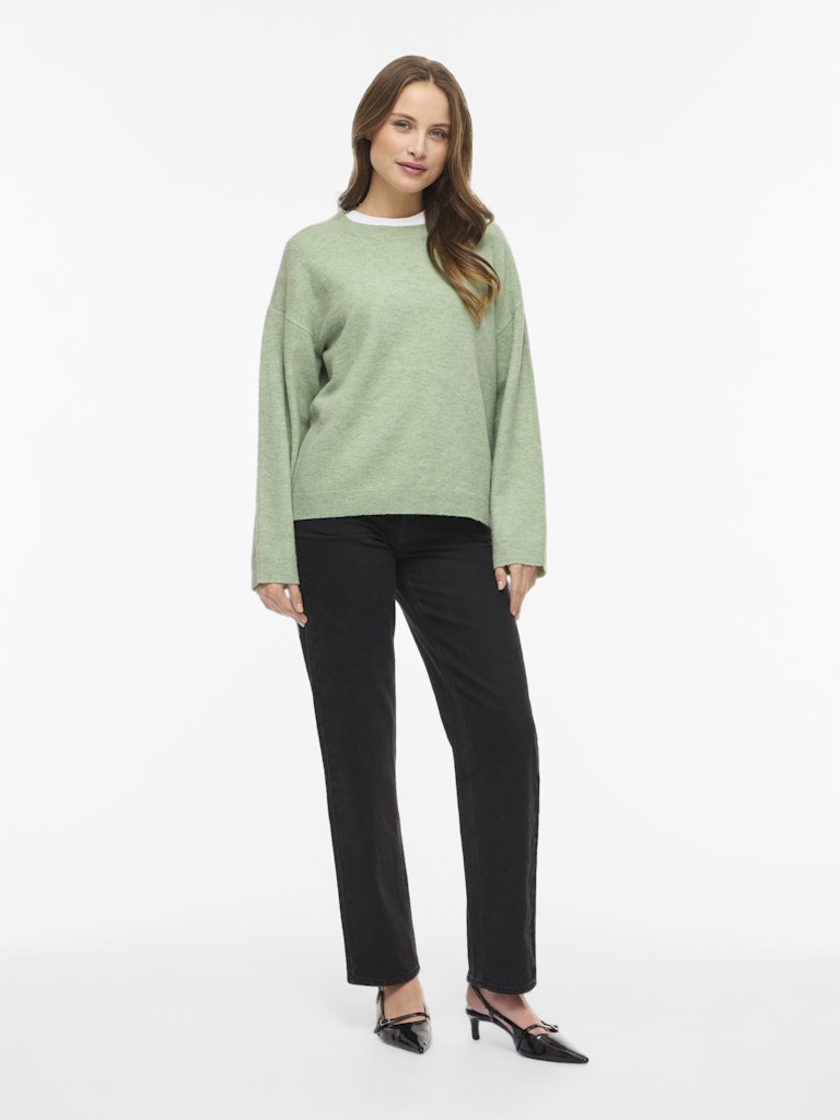 Viliga L/s O-neck Knit Top - Noos - Mint
