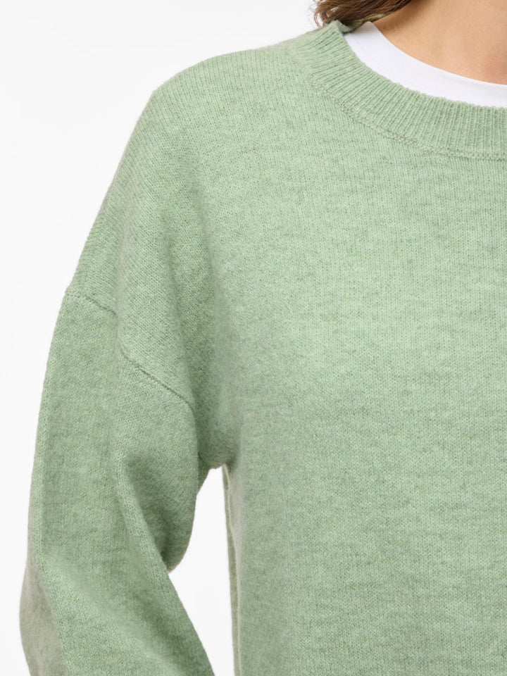 Viliga L/s O-neck Knit Top - Noos - Mint