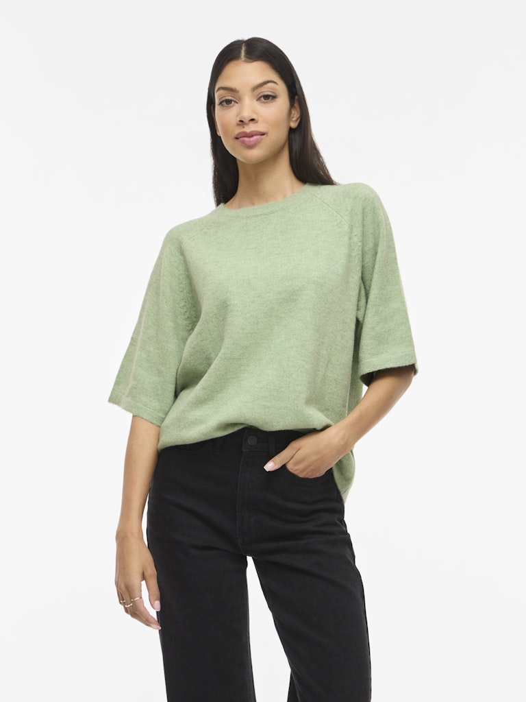 Viliga 2/4 O-neck Knit Top - Noos - Mint