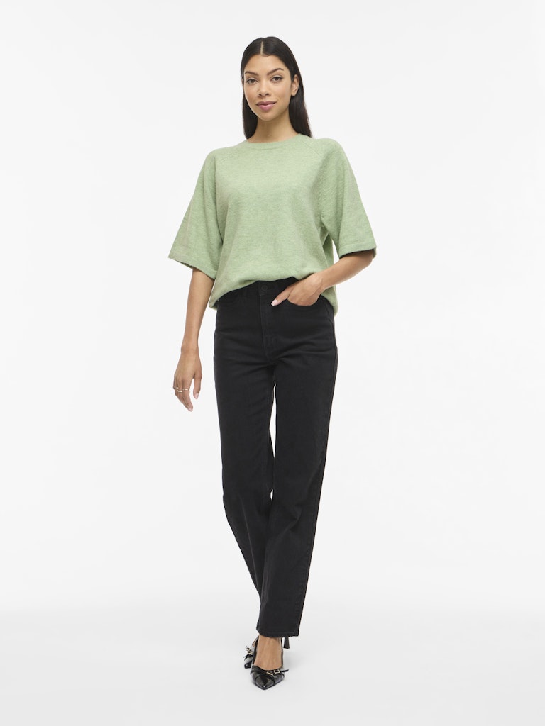 Viliga 2/4 O-neck Knit Top - Noos - Mint